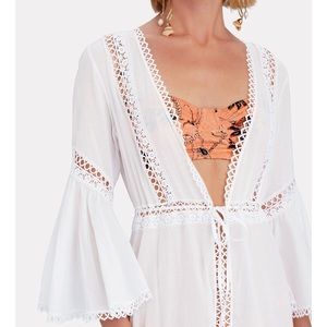 Charo Ruiz Ibiza Glen Eyelet Kaftan sz XS